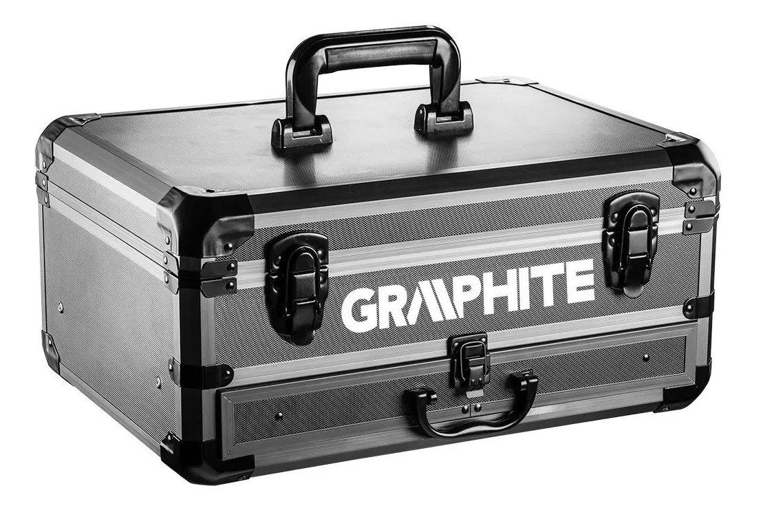 Graphite Energy+ set in aluminum case: drill/driver with removable chuck  2 2.0Ah batteries  charger and 109 accessories_4