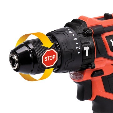 Yato YT-82796 drill 2000 RPM 1.3 kg Black  Orange_13