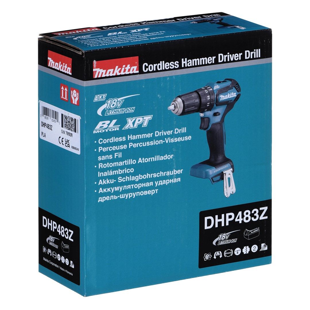 Makita DHP483Z drill 1700 RPM Black  Blue_6