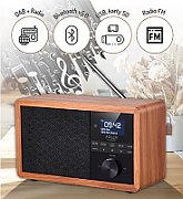 Adler AD 1184 radio Portable Digital Black  Wood_1