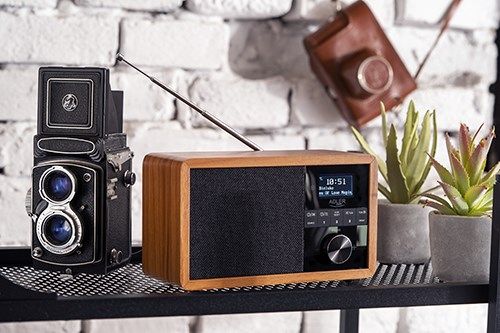 Adler AD 1184 radio Portable Digital Black  Wood_5