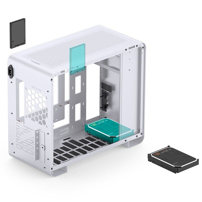 Jonsbo U4 Mini Micro-ATX Case  Tempered Glass - white_17