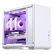 Jonsbo U4 Mini Micro-ATX Case  Tempered Glass - white_2