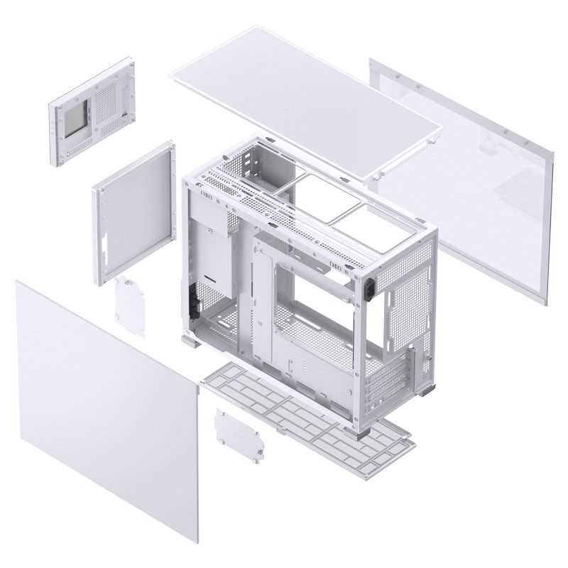 Jonsbo D31 MESH Screen Micro-ATX Case  Tempered Glass - white_5