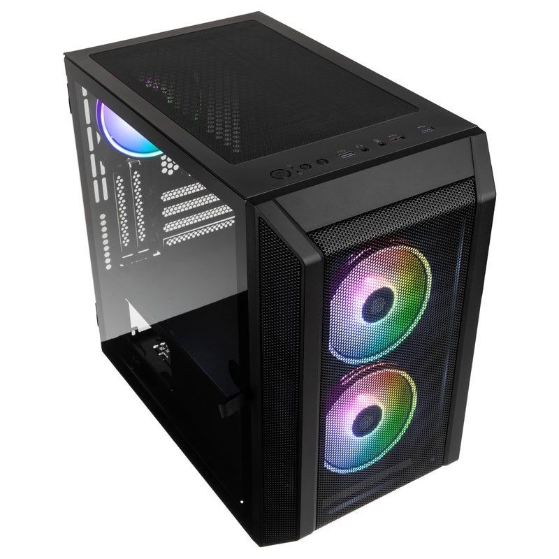 Kolink Citadel Mesh RGB Micro-ATX case - black_2