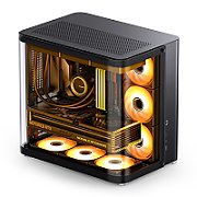 Jonsbo TK-2 2.0 Midi-Tower  Tempered Glass - black_3