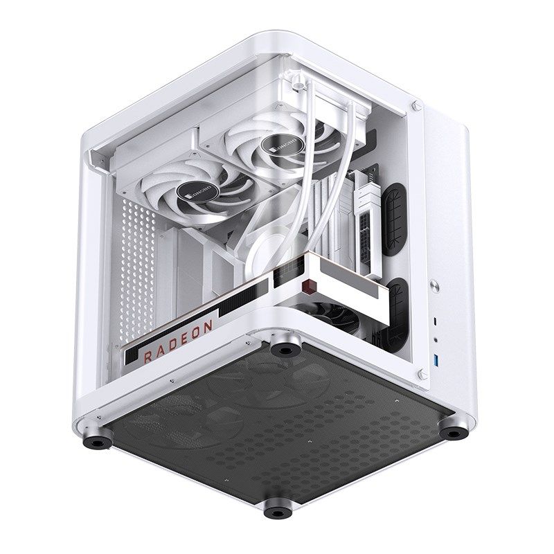 Jonsbo TK-1 2.0 Micro-ATX Case  Tempered Glass - white_10