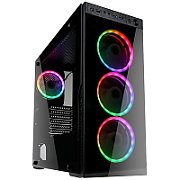 Kolink Horizon RGB Mid Tower  Tempered Glass - Black_1