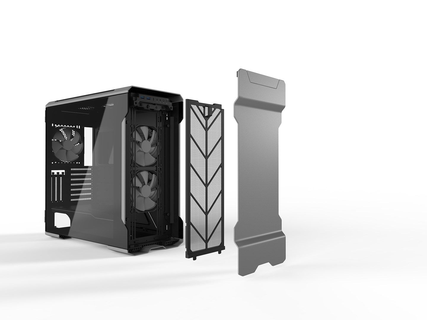 PHANTEKS Enthoo Evolv X Mid Tower  RGB  Tempered Glass - Silver_7