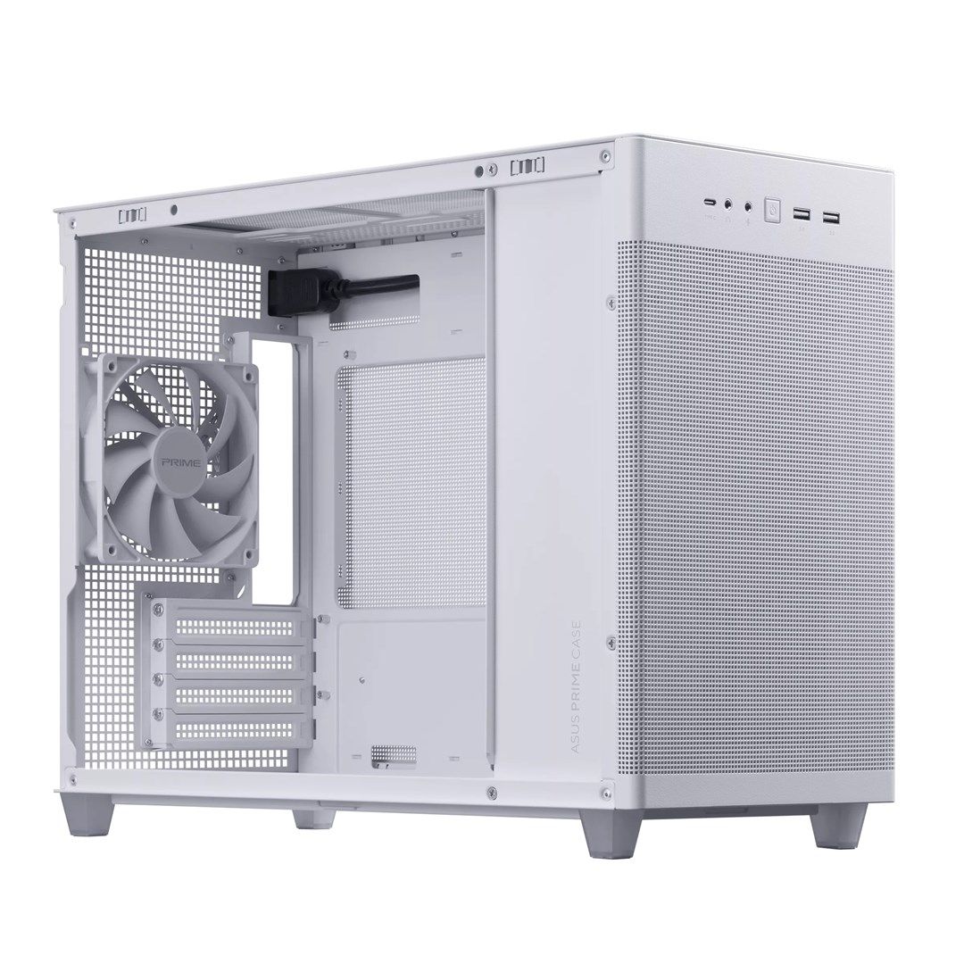 ASUS Prime AP201 MicroATX Mini Tower White_6