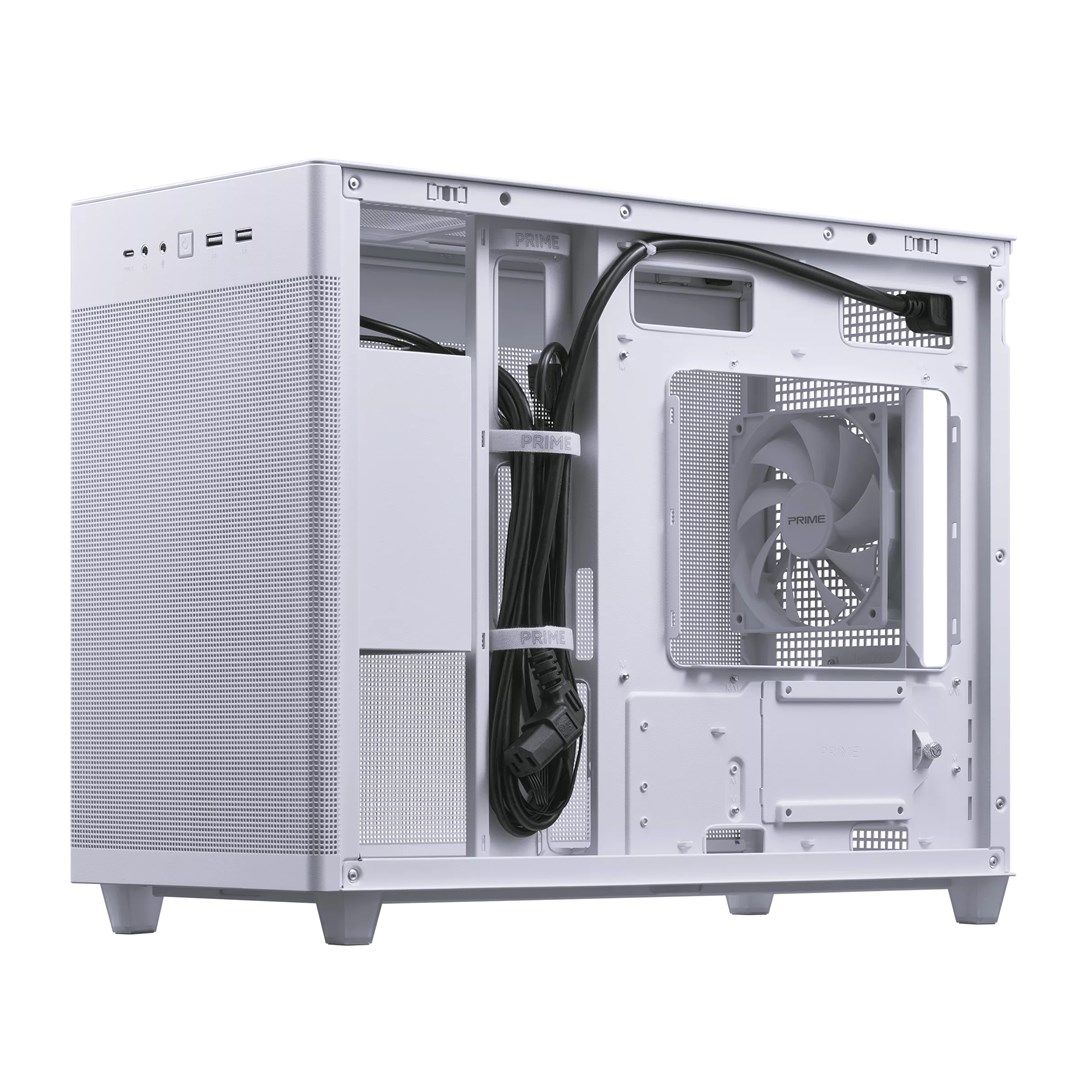 ASUS Prime AP201 MicroATX Mini Tower White_9