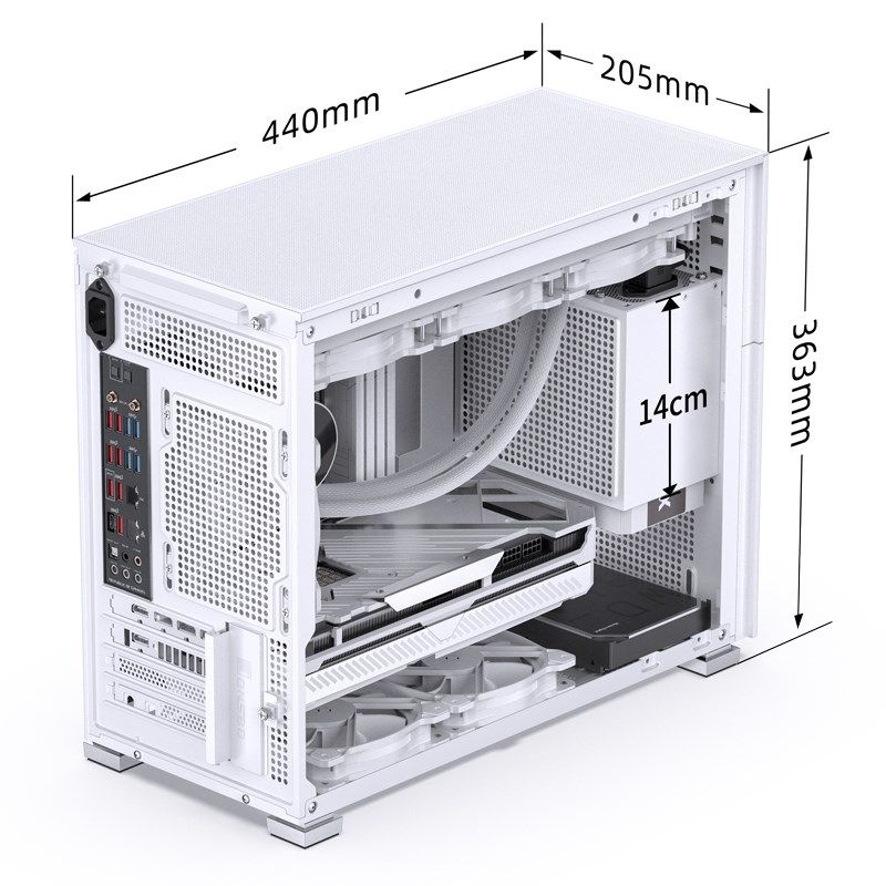 Jonsbo D31 Micro-ATX Case  Tempered Glass - white_4