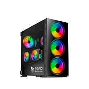 SAVIO PC Case Prime X1 ARGB Glass Black_3