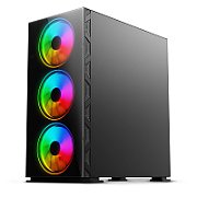 SAVIO PC Case Prime X1 ARGB Glass Black_5