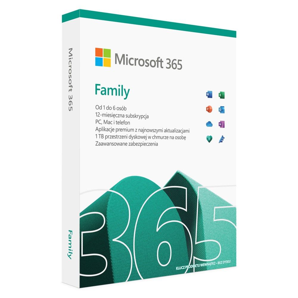 Microsoft 365 Family 1 x license Subscription Polish 1 year(s)_2