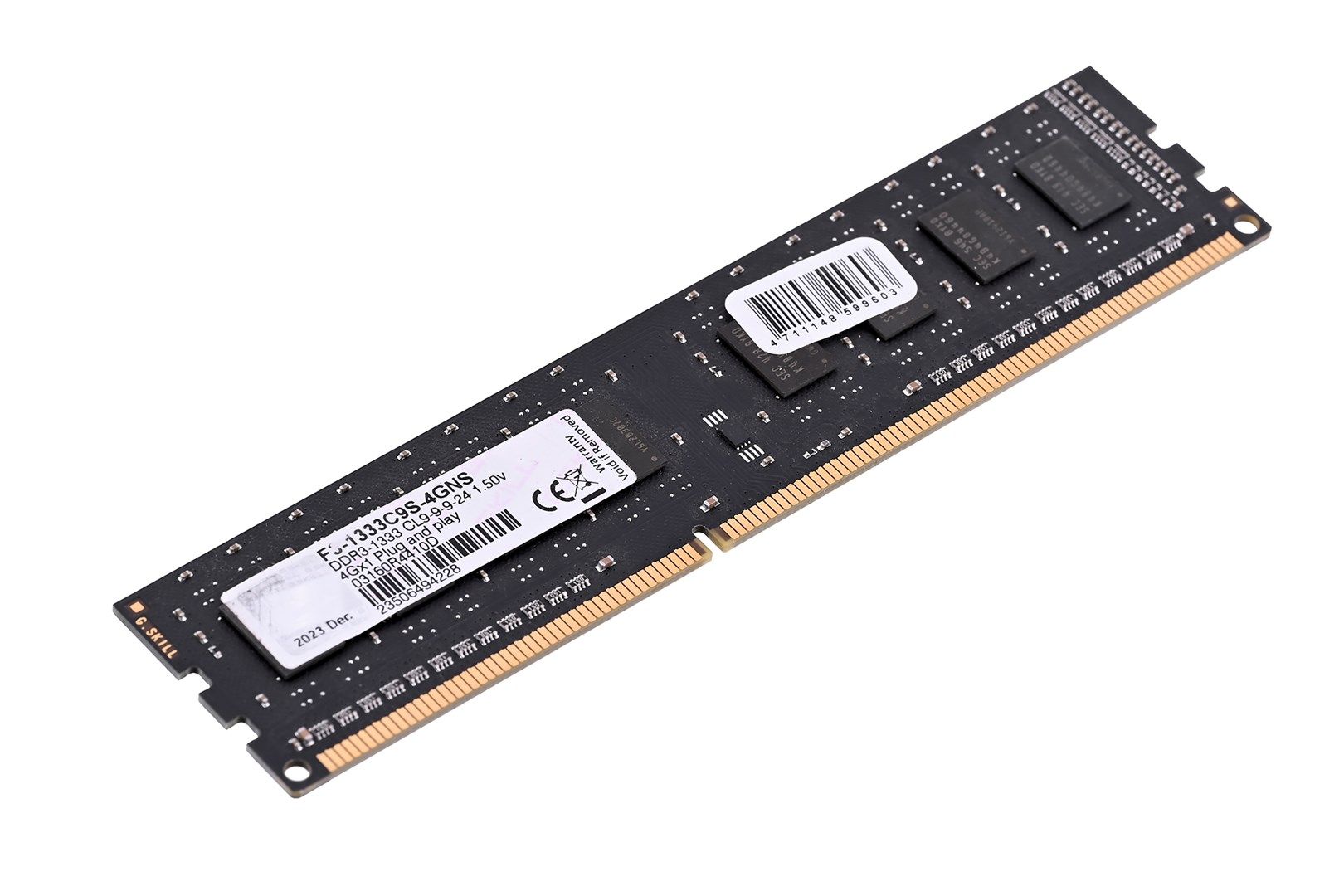 G.Skill 4GB DDR3-1333 memory module 1 x 4 GB 1333 MHz_2