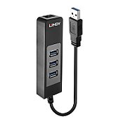 I/O HUB USB3 & LAN ADAPTER/43176 LINDY_1