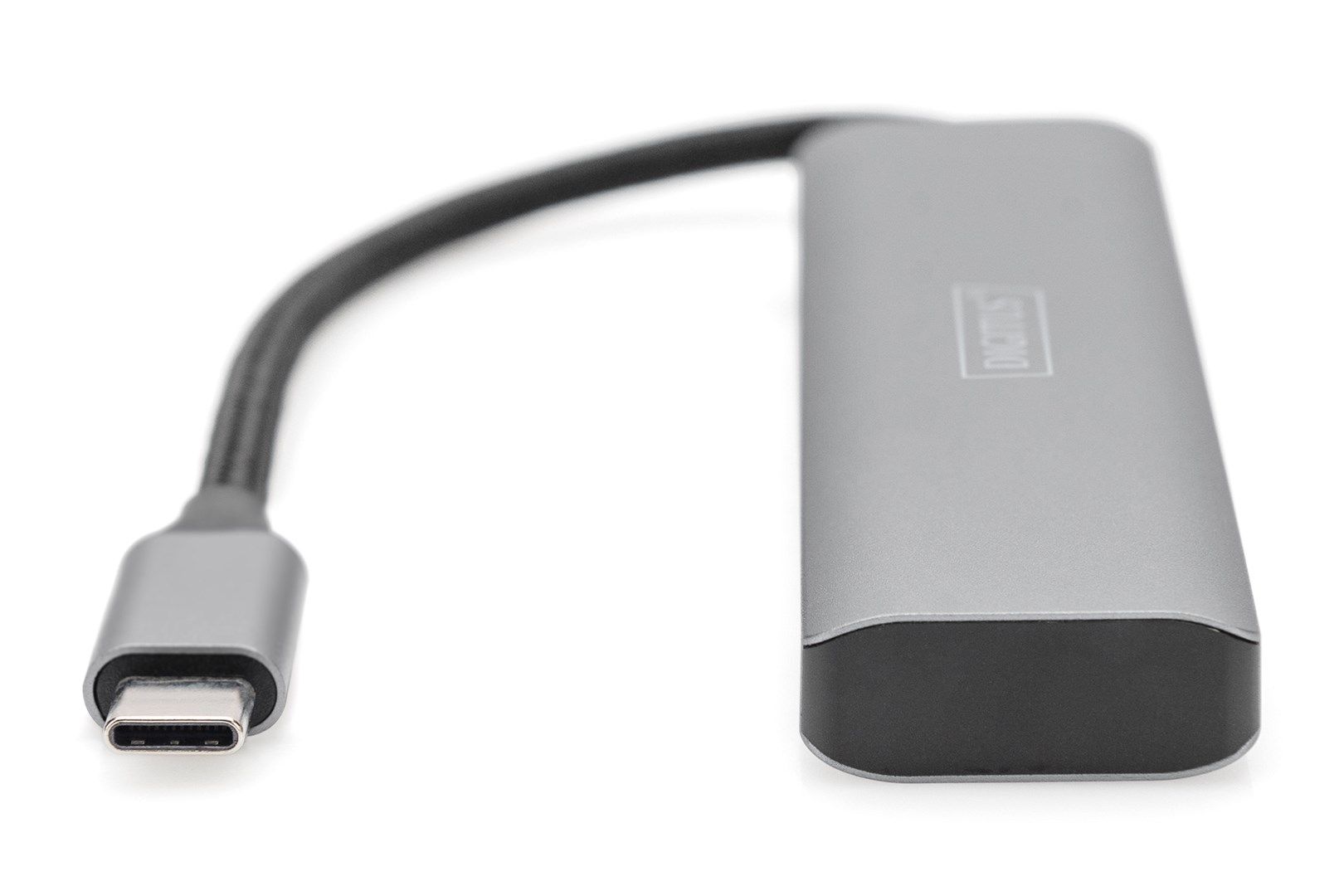 DIGITUS USB-C 4 Port HUB dunkelgrau 4x_8