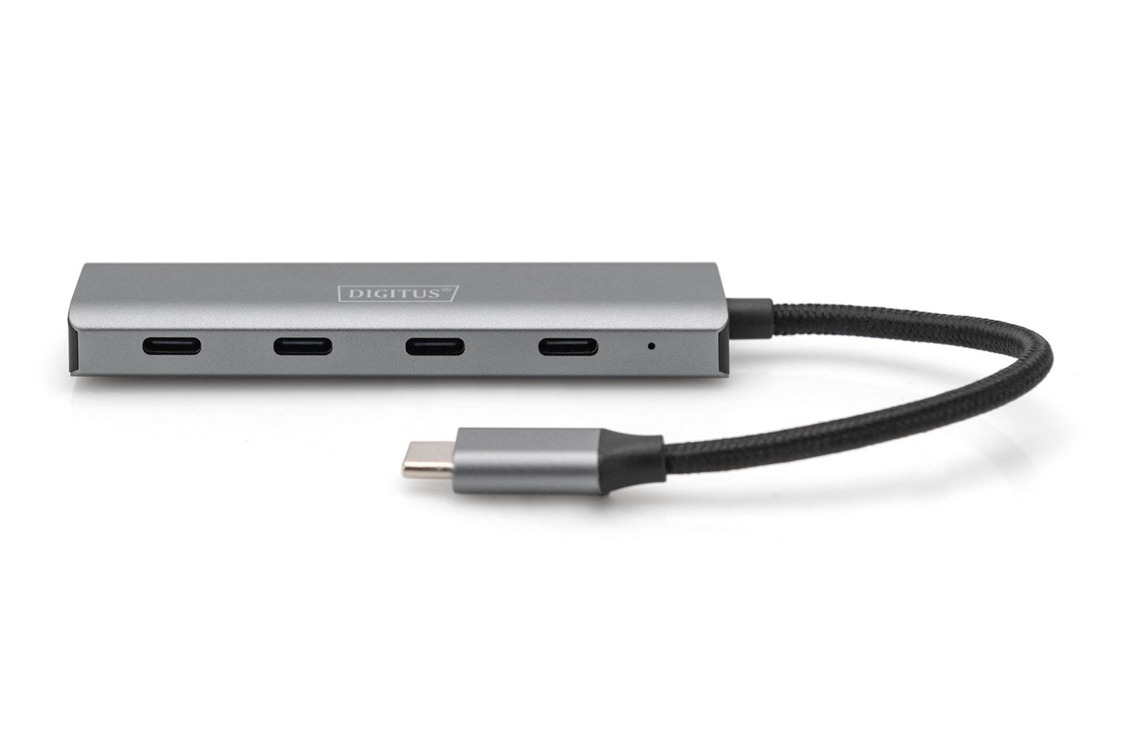 DIGITUS USB-C 4 Port HUB dunkelgrau 4x_9