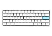 Ducky One 2 Pro Mini White Edition Gaming Keyboard  RGB LED - Kailh White_1