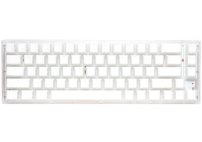 Ducky One 3 Aura White SF Gaming Keyboard  RGB LED - Kailh Jellyfish Y (US)