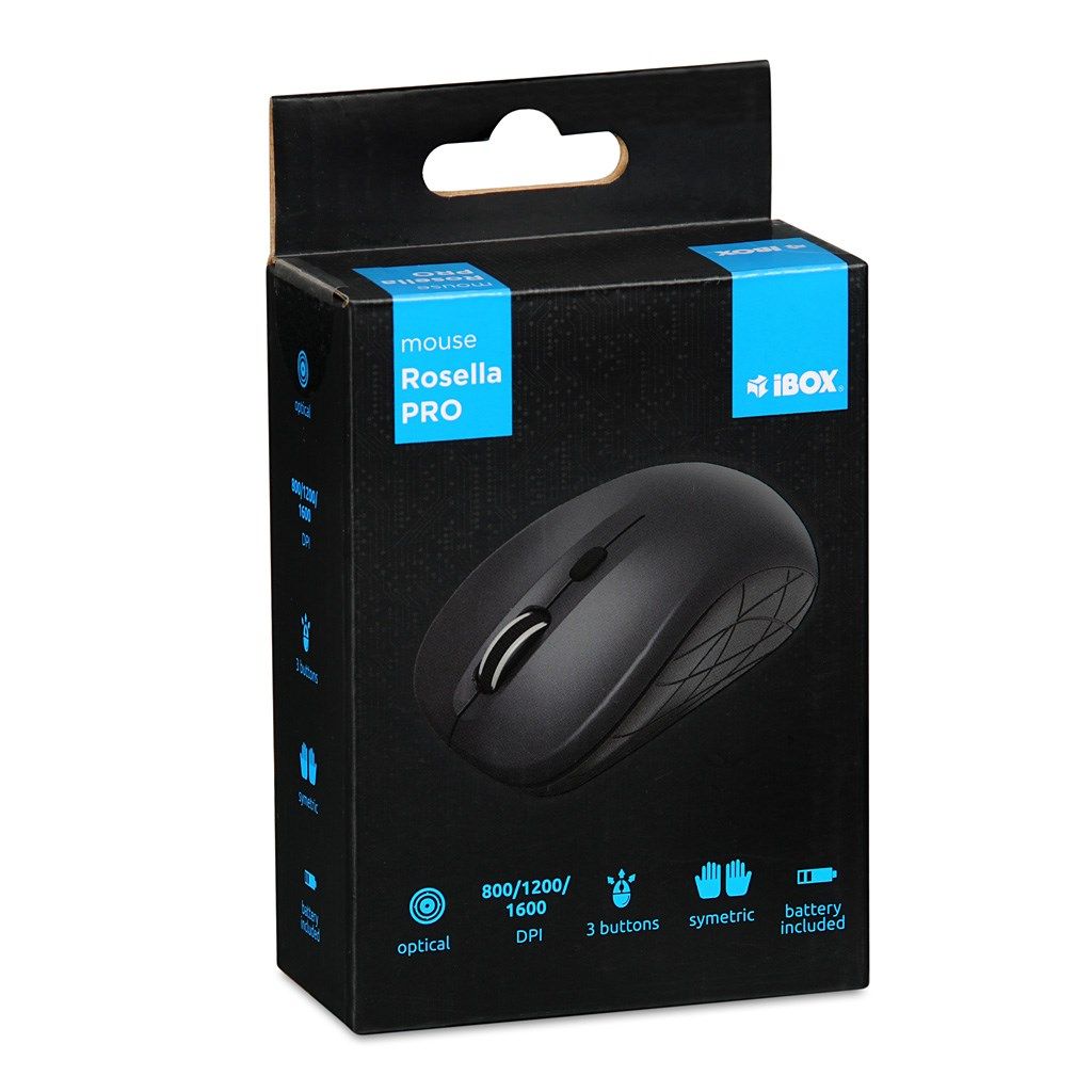 iBOX i009W Rosella wireless optical mouse  black_3