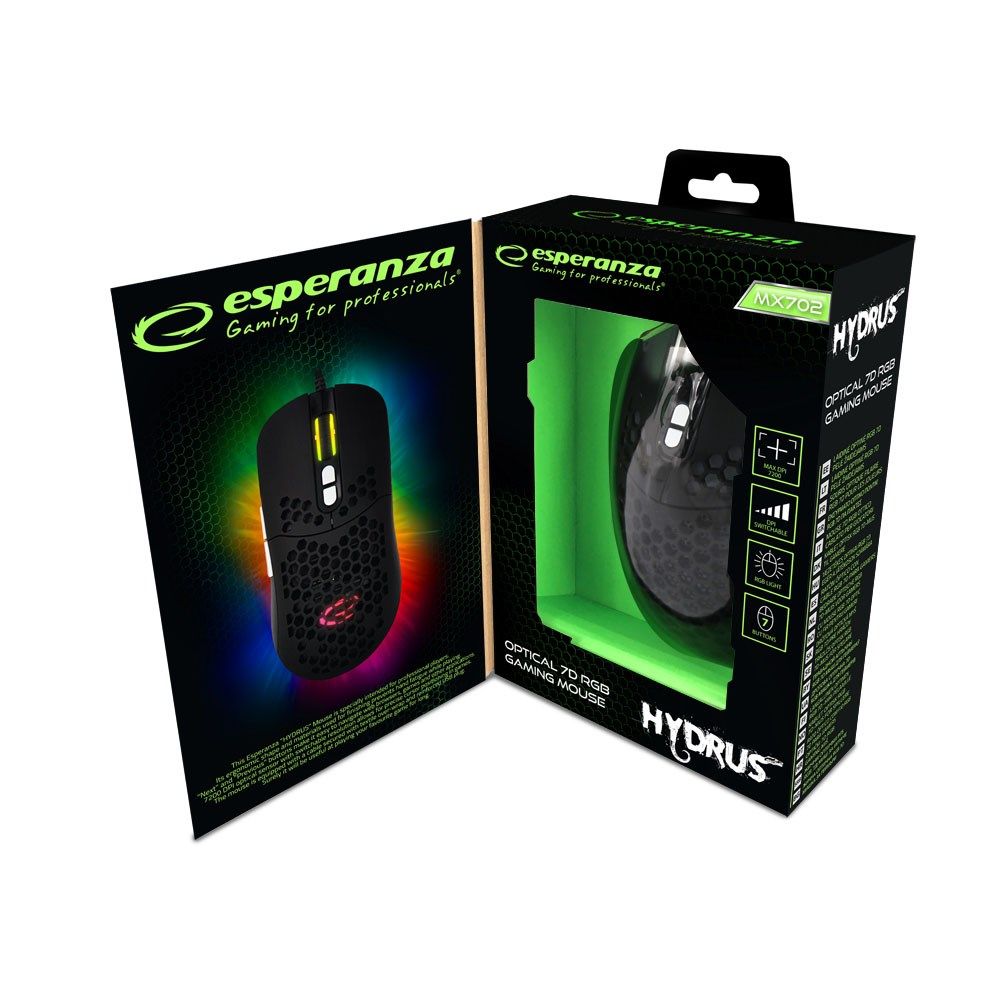 Esperanza EGM702 mouse Right-hand USB Optical 7200 DPI_12