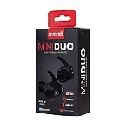 MAXELL MINI DUO Wireless in-ear headphones with charging case Black_1