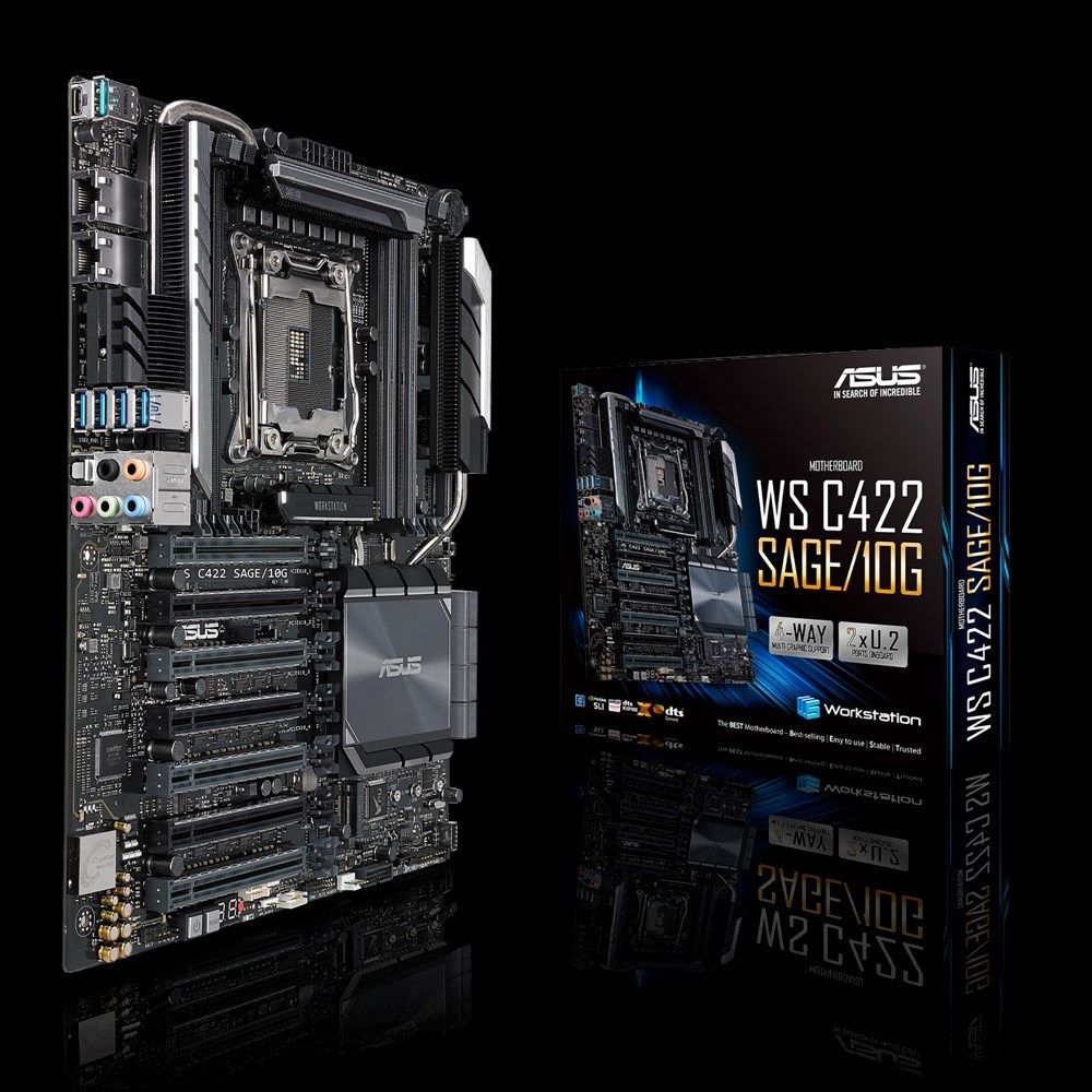 ASUS WS C422 SAGE/10G Intel® C422 LGA 2066 (Socket R4) CEB_2