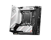 MSI | MPG B760I EDGE WIFI | Processor family Intel | Processor socket  LGA1700 | DDR5 DIMM | Memory slots 2 | Supported hard disk drive interfaces SATA  M.2 | Number of SATA connectors 4 | Chipset Intel B760 | Mini-ITX