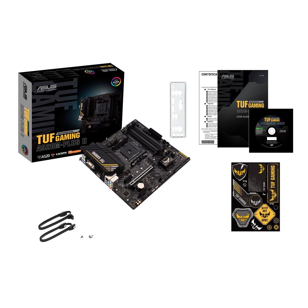 ASUS TUF GAMING A520M-PLUS II AMD A520 Socket AM4 micro ATX_4