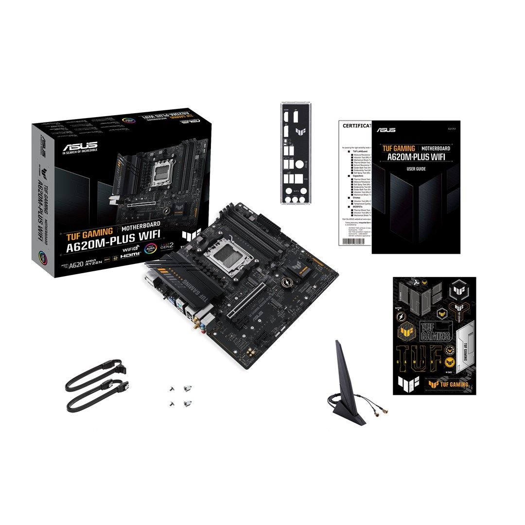 ASUS TUF GAMING A620M-PLUS WIFI AMD A620 Socket AM5 micro ATX_8