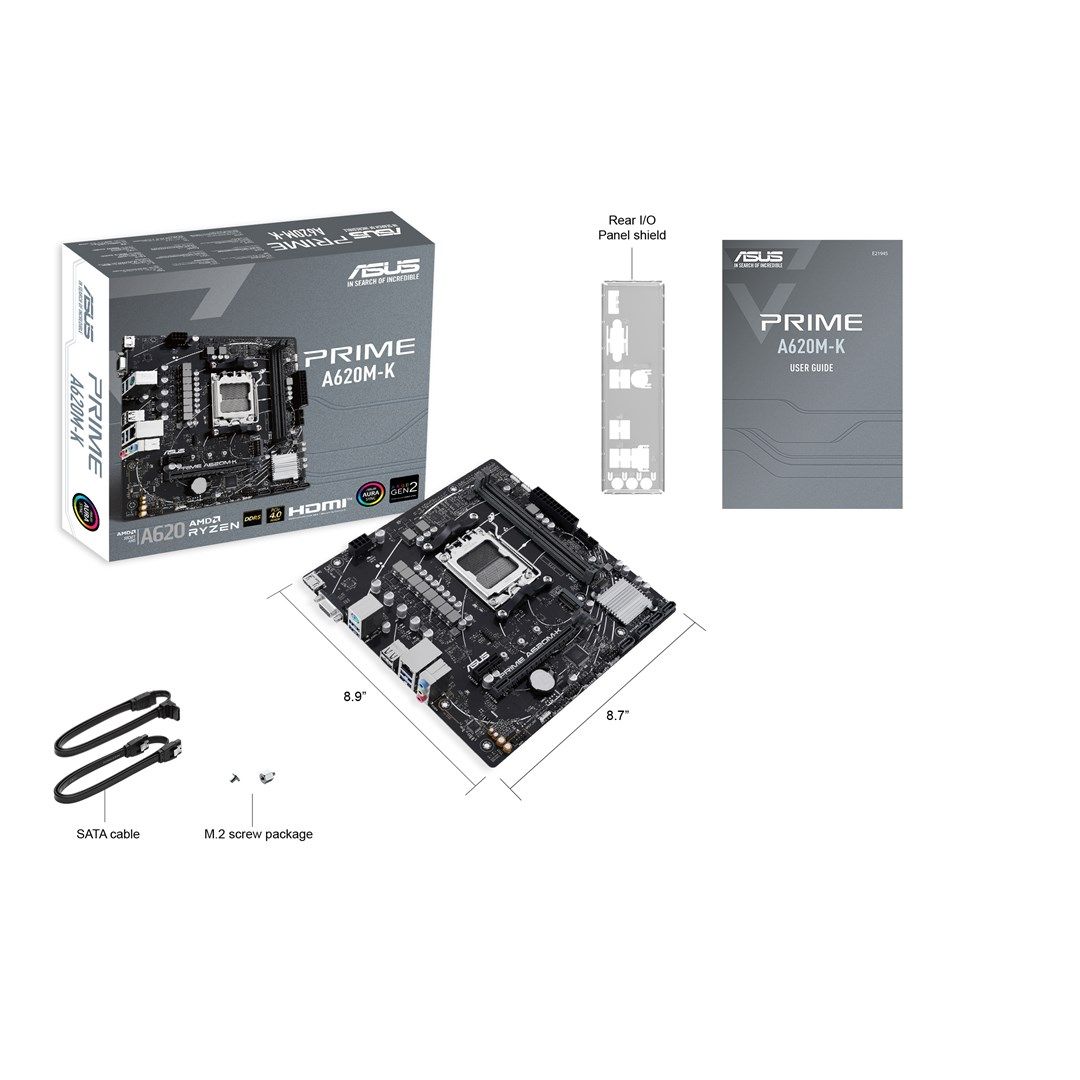 ASUS PRIME A620M-K AMD A620 Socket AM5 micro ATX_7