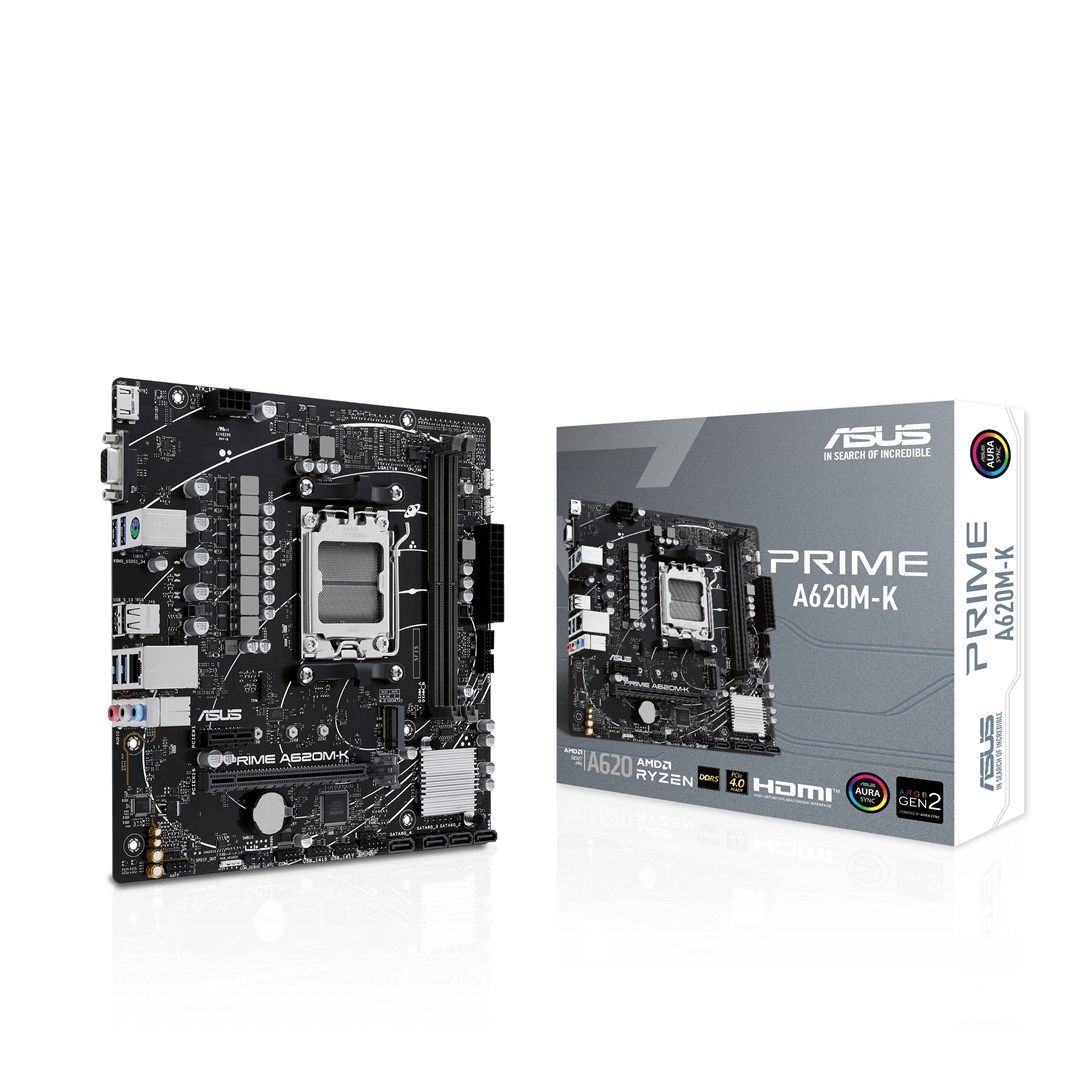 ASUS PRIME A620M-K AMD A620 Socket AM5 micro ATX_8