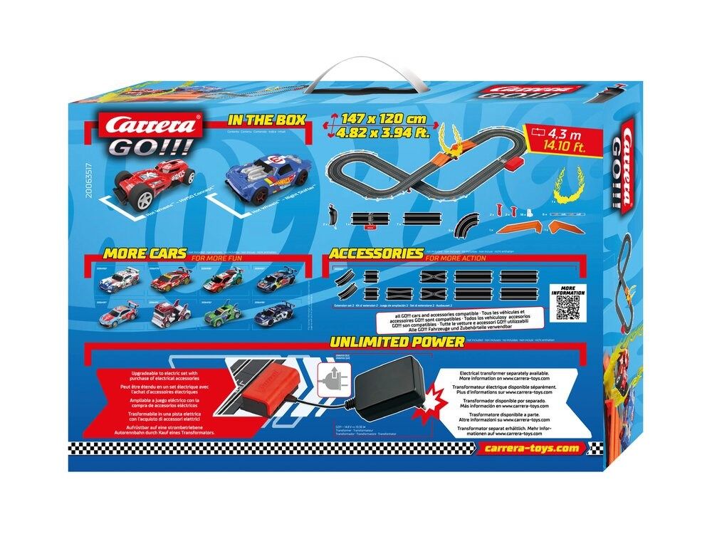 GO Track!! Hot Wheels 4.3m + 63517 Carrera hill_2