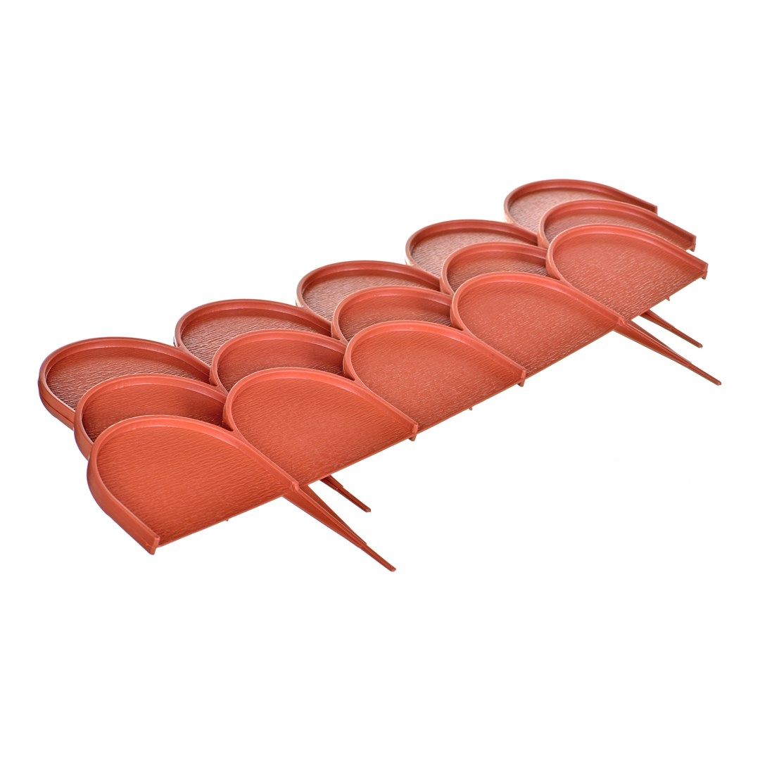 PROSPERPLAST GARDEN EDGING 10m GARDEN LINE TERRACOTTA_3