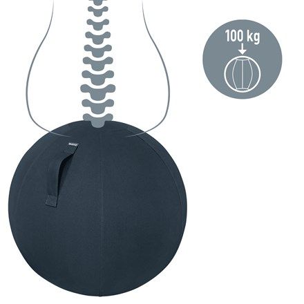 Leitz Ergo Cosy Seat Ball grey_5