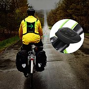 Maclean MCE420 High Visibility Vest Backpack Safety LED Indicator Light USB Rechargeable Remote Control Adjustable Direction Indicators Remote control Running Cycling USB Rechargeable Universal size_6