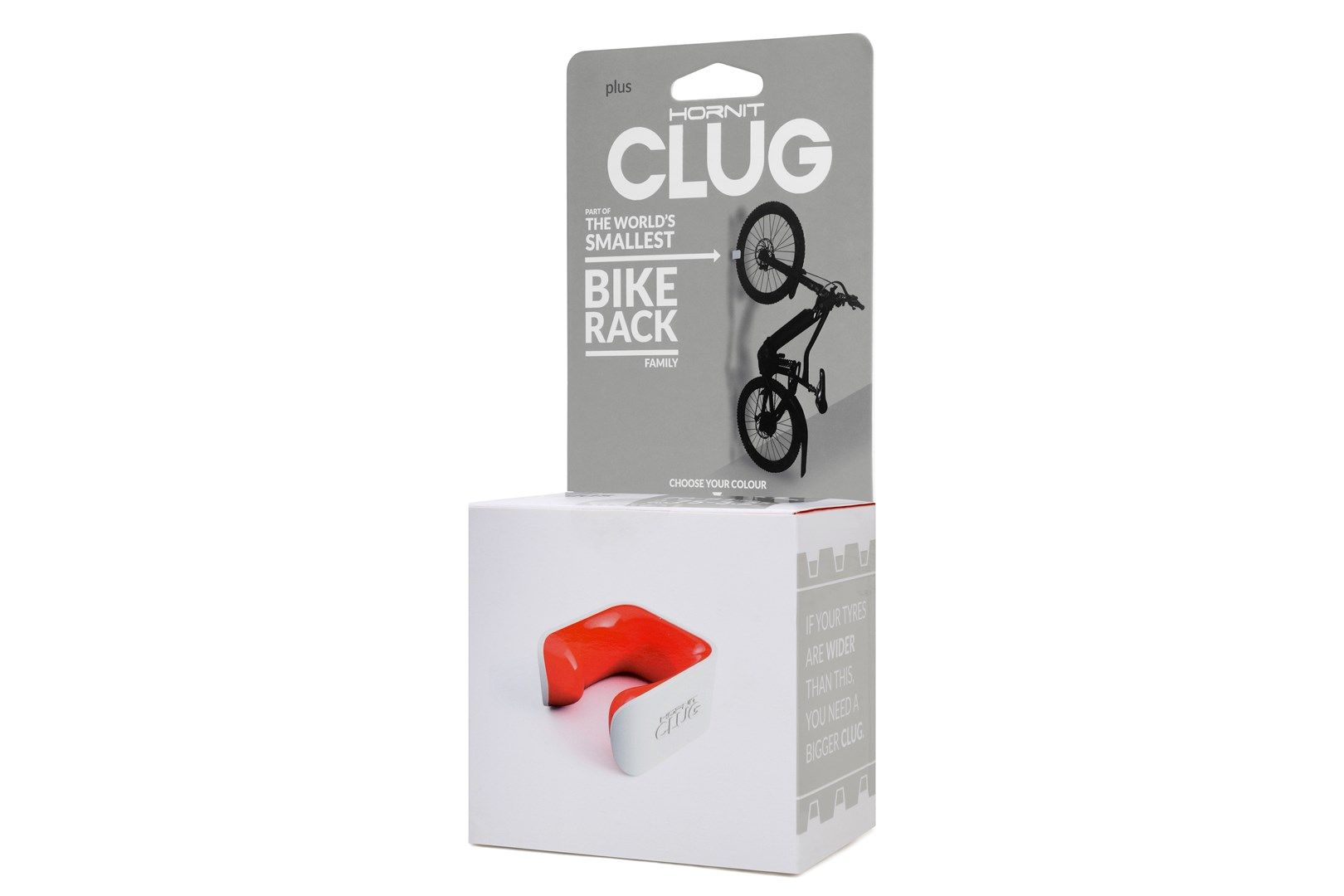 HORNIT Clug Hybrid M bike holder white/orange PWO2591_5