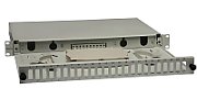 EMITERNET Pull-out distribution box 19  1U 24xSC duplex gray EM/PS-1924SCD0-S_1