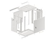 LANBERG WALL MOUNT RACK CABINET 19  12U 600X450_1