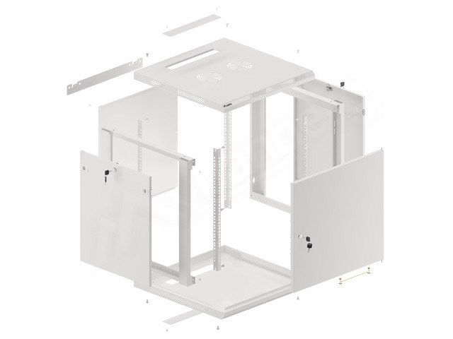 LANBERG WALL MOUNT RACK CABINET 19  12U 600X600_8