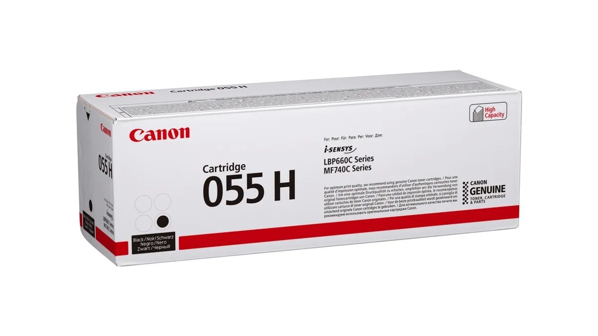 Cartus toner Canon CANON CRG-055H 3020C004 ,Negru ,7 600 pagini ,Original (CRG055H) 