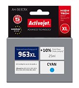 Cartus cerneala Activejet AH-963CRX ,Albastru ,25 ml (compatibil cu HP 963XLc) 
