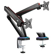 Gaming bracket for 2 LCD monitors NanoRS  17-32   2x 8kg (max 16kg)  vesa 75x75 and 100x100  RS887_8