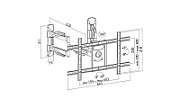 ART AR-85 LCD/LED TV MOUNT 32-70  45KG VERTICAL/HORIZONTAL ADJUSTMENT_7