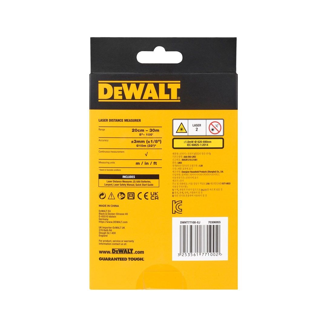 DeWALT DWHT77100-XJ distance meter_9