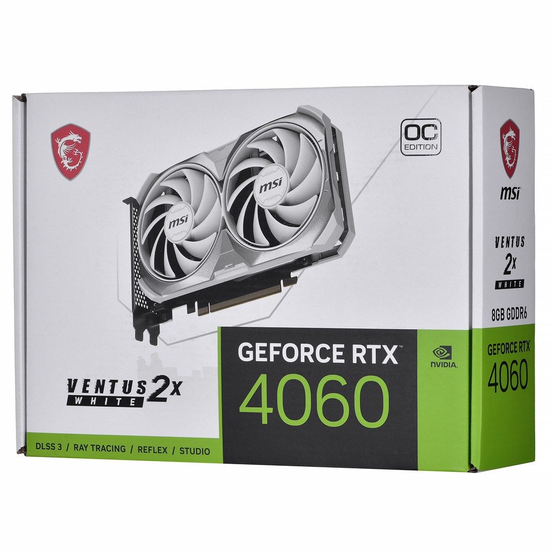 MSI VENTUS GeForce RTX 4060 2X WHITE 8G OC NVIDIA 8 GB GDDR6_6