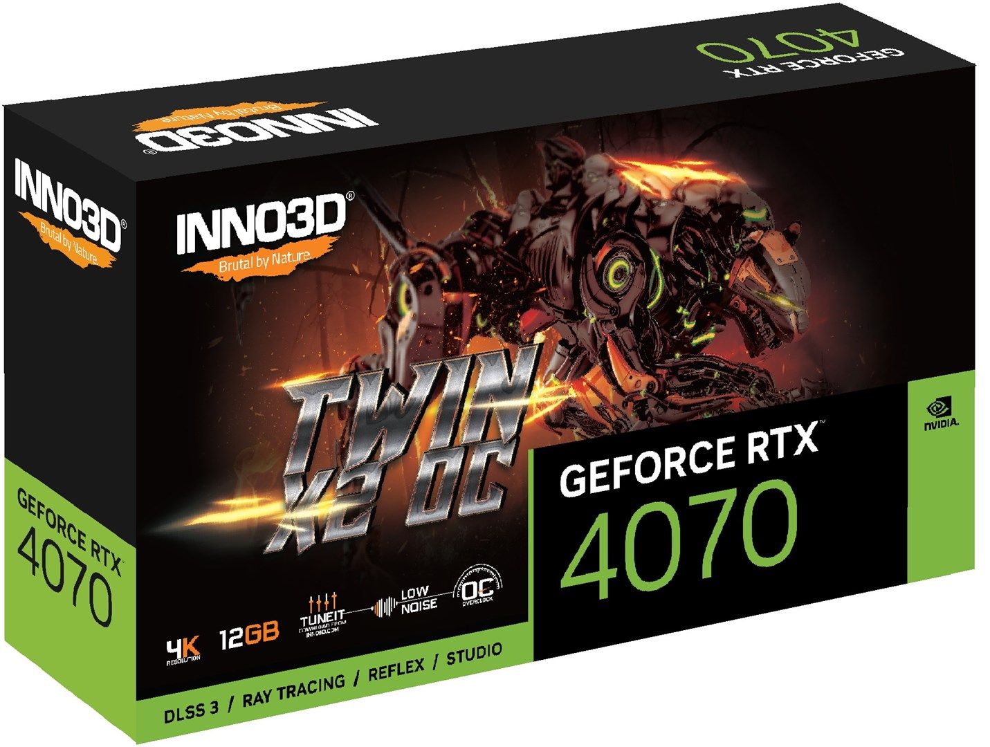 INNO3D GeForce RTX 4070 Twin X2 OC  12288 MB GDDR6X_3