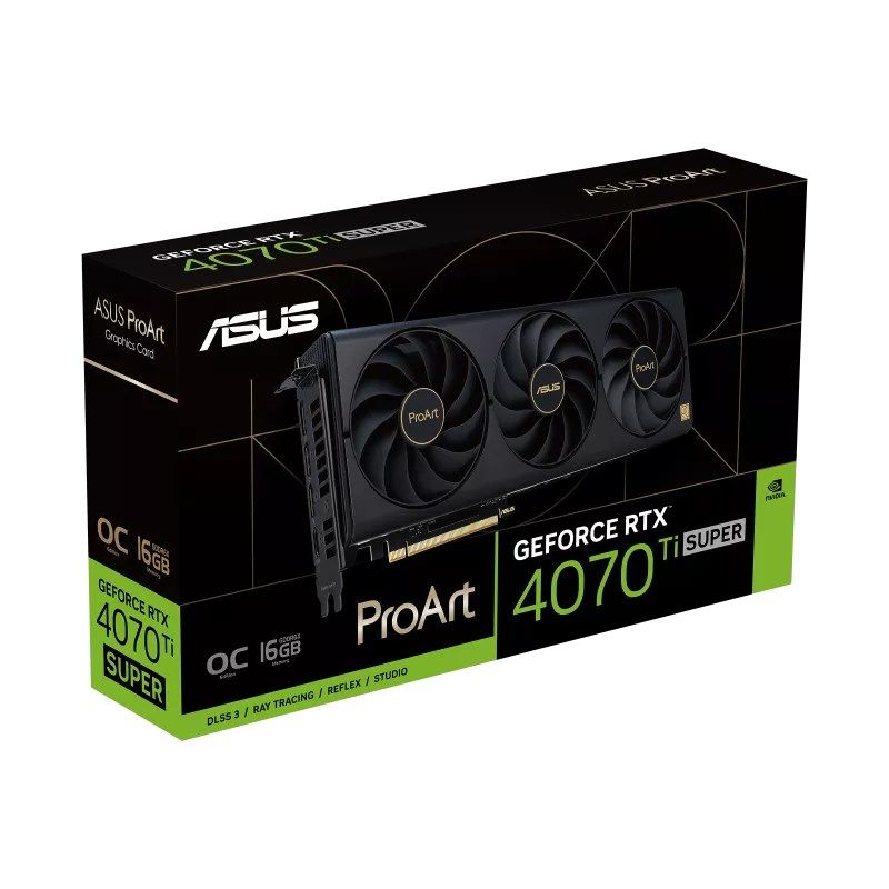 ASUS ProArt -RTX4070TIS-O16G NVIDIA GeForce RTX 4070 Ti SUPER 16 GB GDDR6X_9